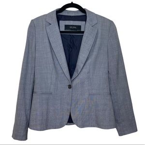 Zara Basic Collection Gray Blazer Size 8